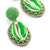 Deepa By Deepa Gurnani handmade Trixie Earrings in green color
