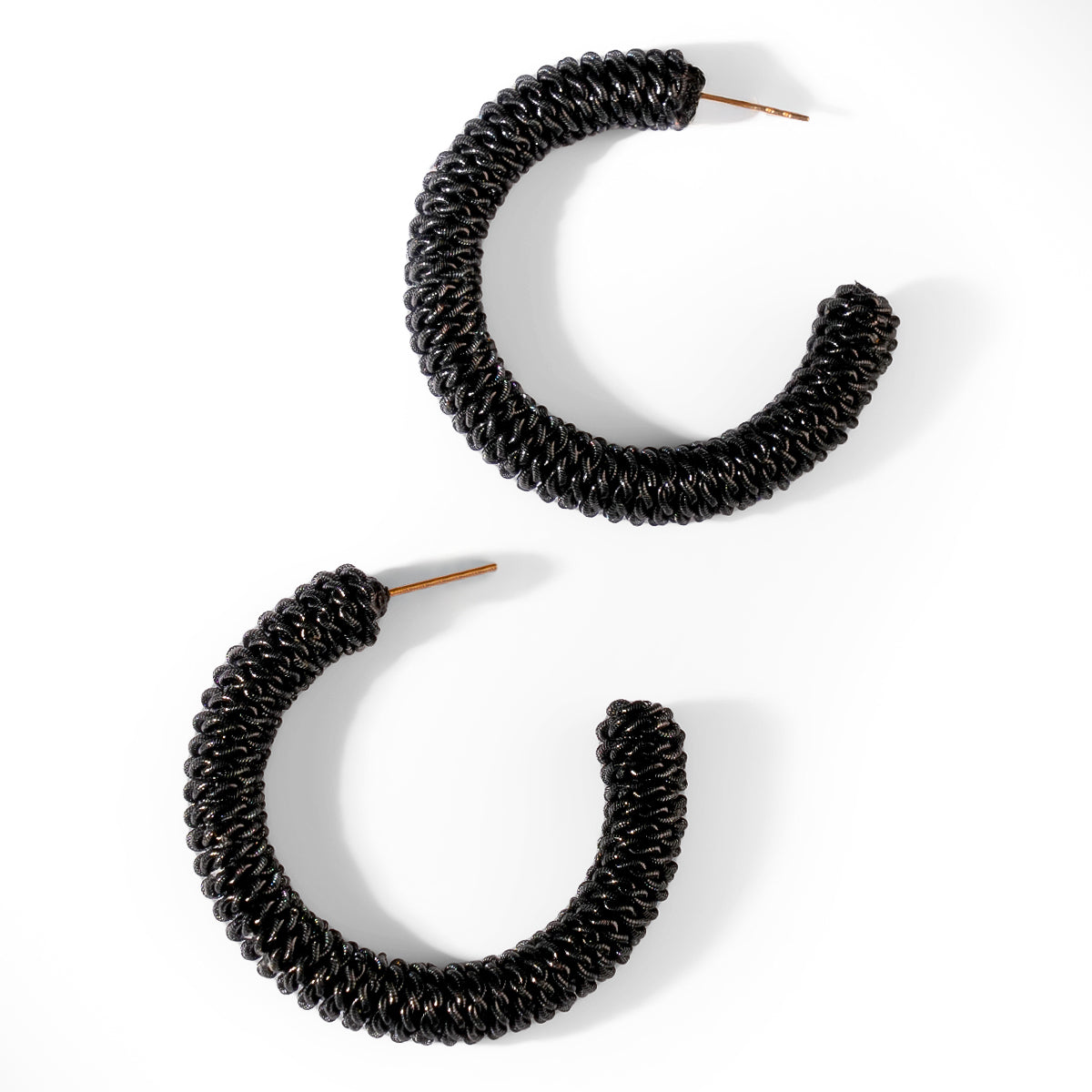 Deepa Gurnani Anzola Earrings in black color