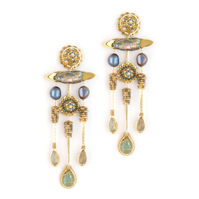 Deepa Gurnani Sakir Earrings