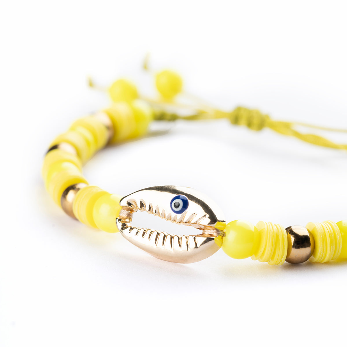 Deepa by Deepa Gurnani Handmade Sedona Bracelet in Yellow color close view
