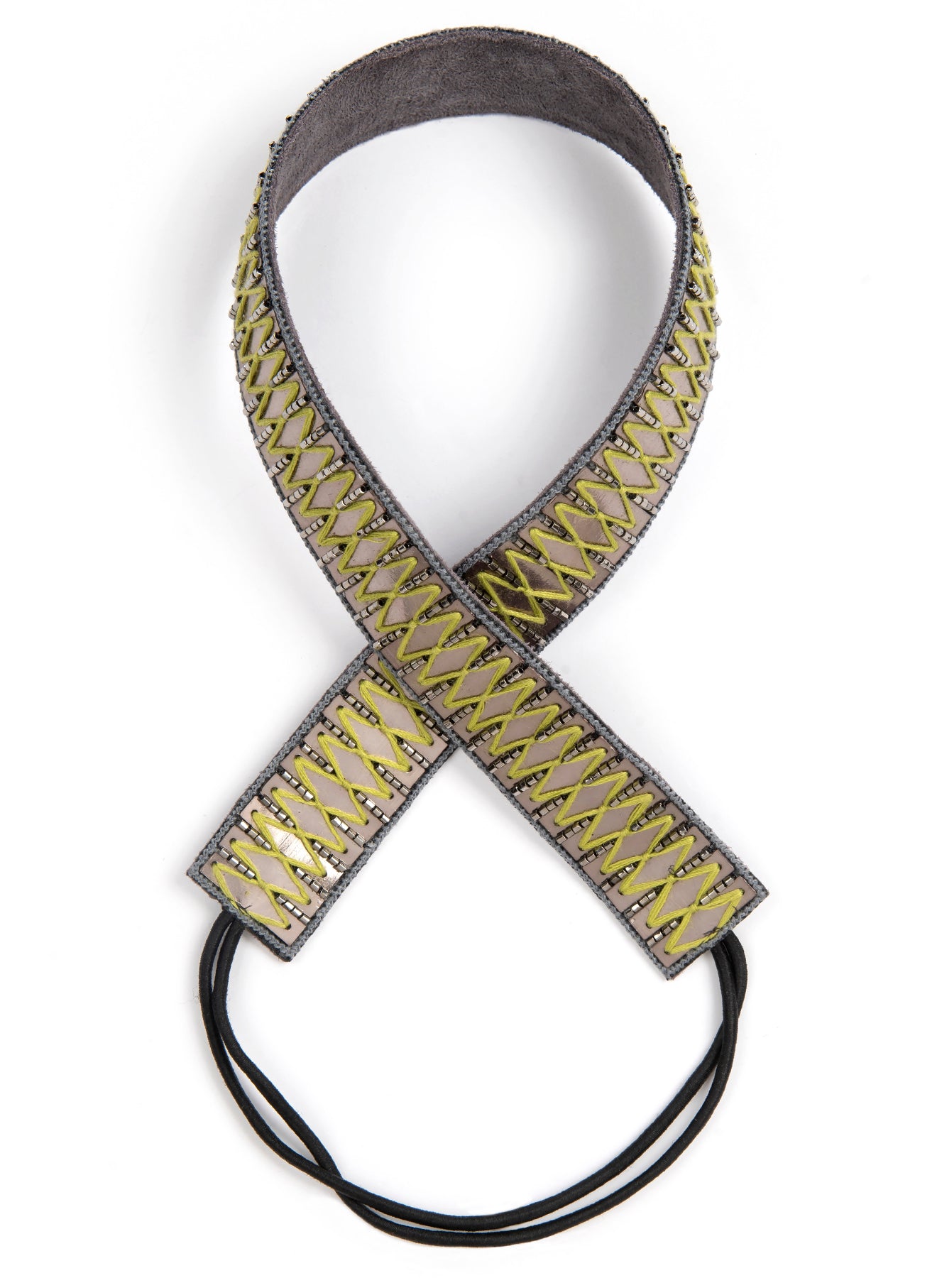 Deepa by Deepa Gurnani Handmade Lime Amara Headband