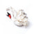 Deepa Gurnani handmade White swan brooch in white color