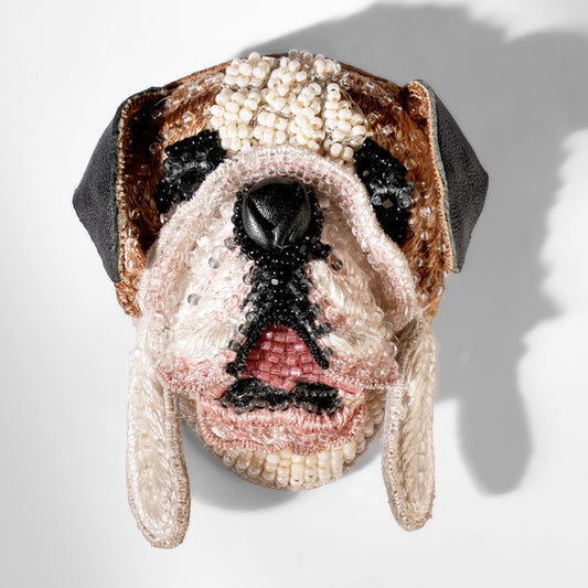 Deepa Gurnani Bulldog Brooch 