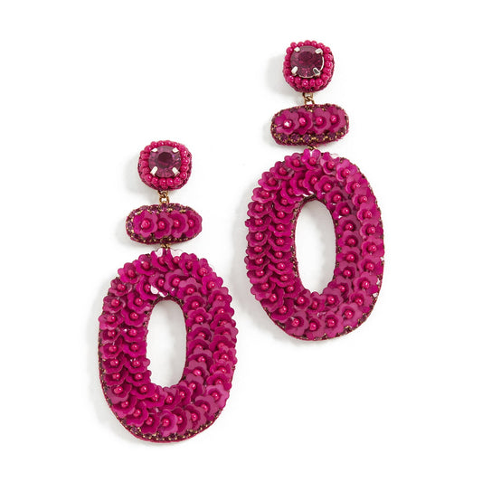 Fuchsia Britt Earrings 