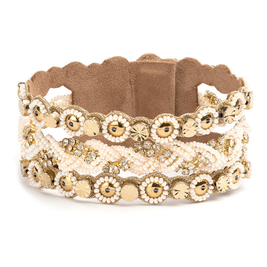 Deepa By Deepa Gurnani Rorie Earrings in Gold Color