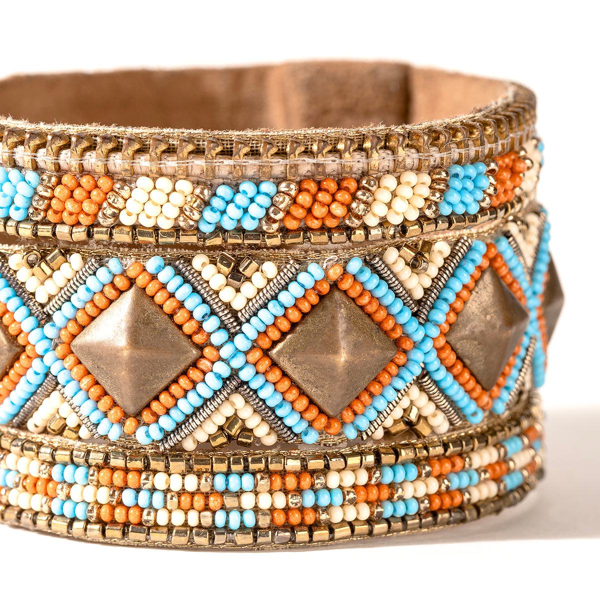 Detail of Deepa by Deepa Gurnani Handmade Sochee Bracelet in multi color