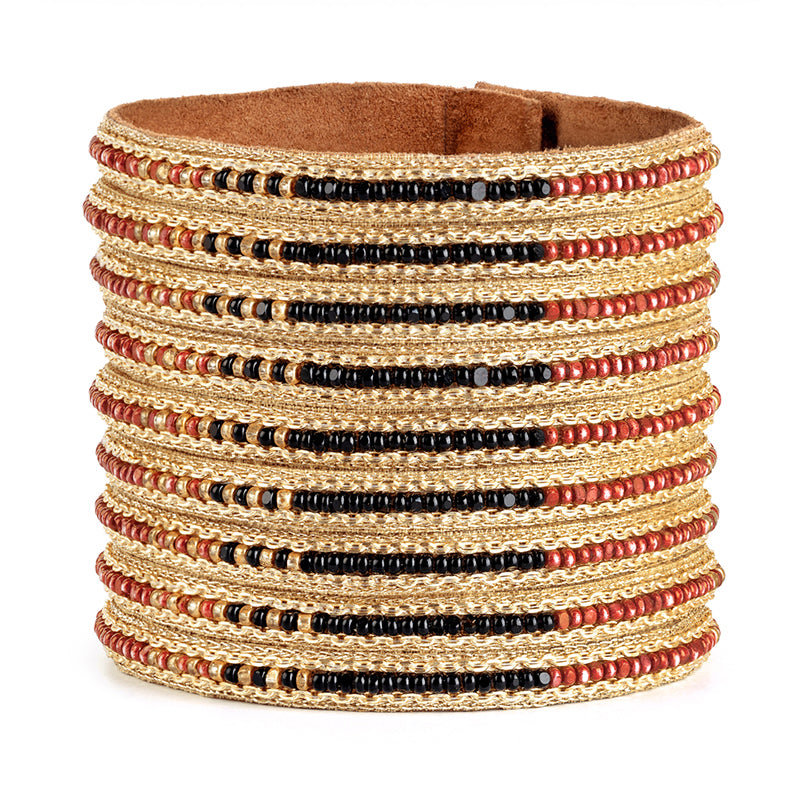 Handmade Deepa by Deepa Gurnani Susan Cuff in Brown color