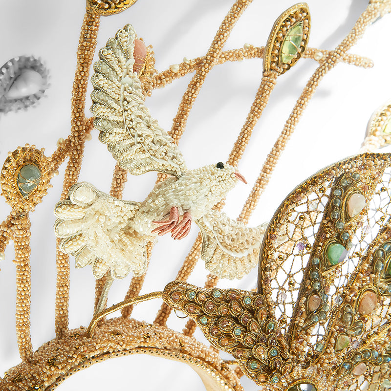 Close up of Deepa Gurnani Halo Headband 