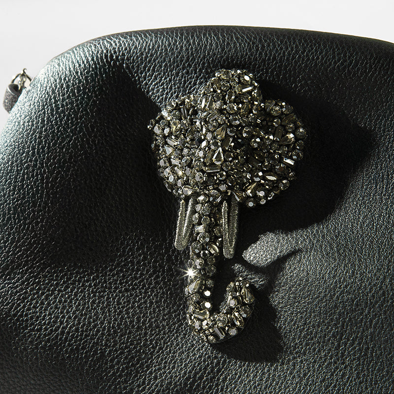 Close up of Deepa Gurnani Majestic Clutch 