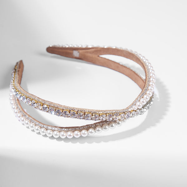 Handmade Headband | Embroidered Jewelry – Deepa Gurnani display picture 2