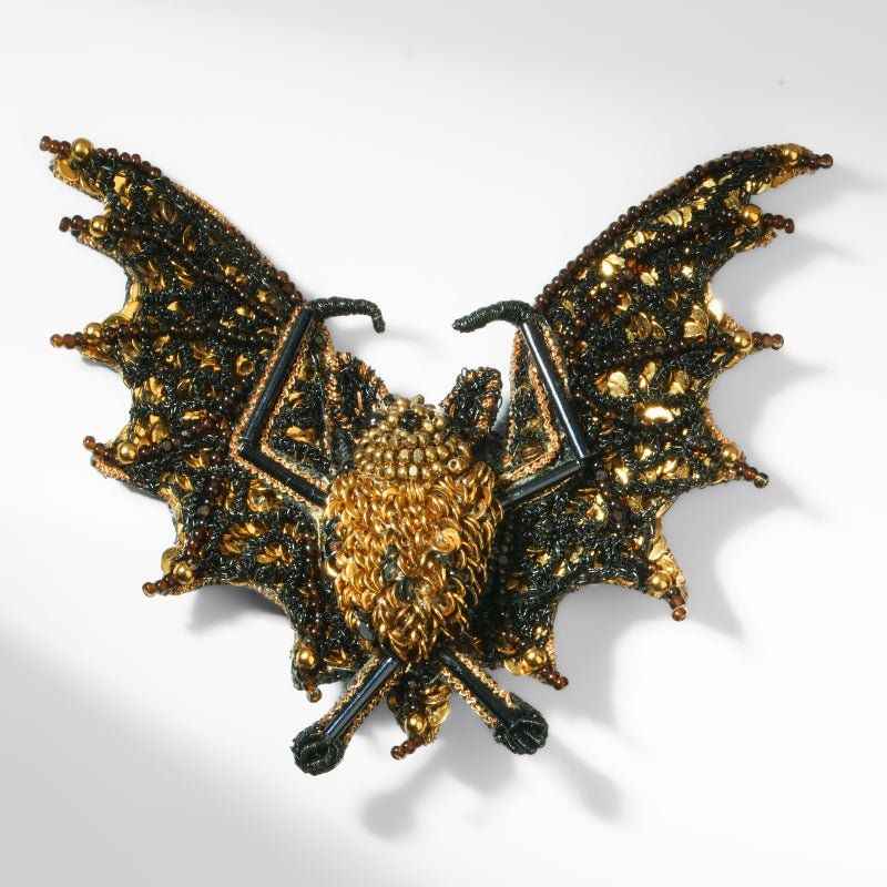 Deepa Gurnani Bat Brooch 