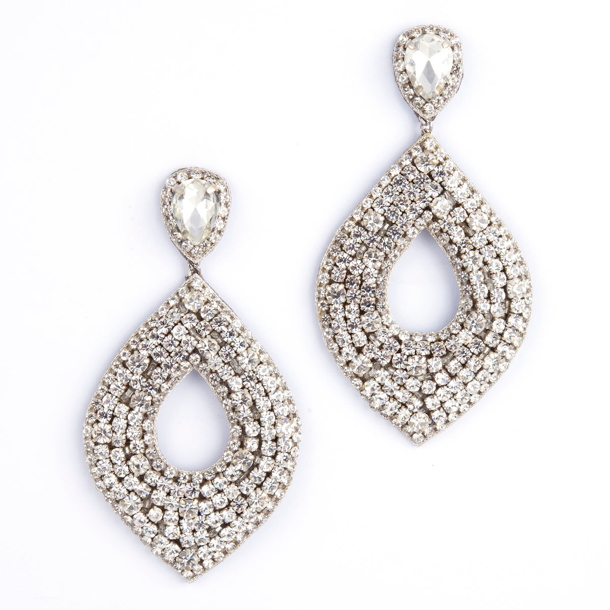 Handmade Cedani Earrings in Silver
