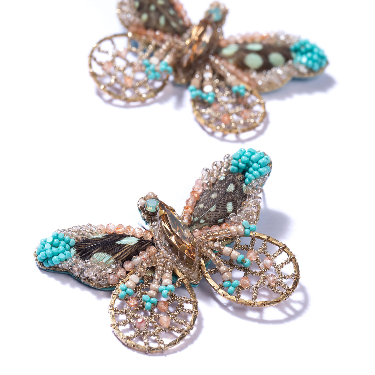 Deepa Gurnani Handmade Cate Butterfly Earrings