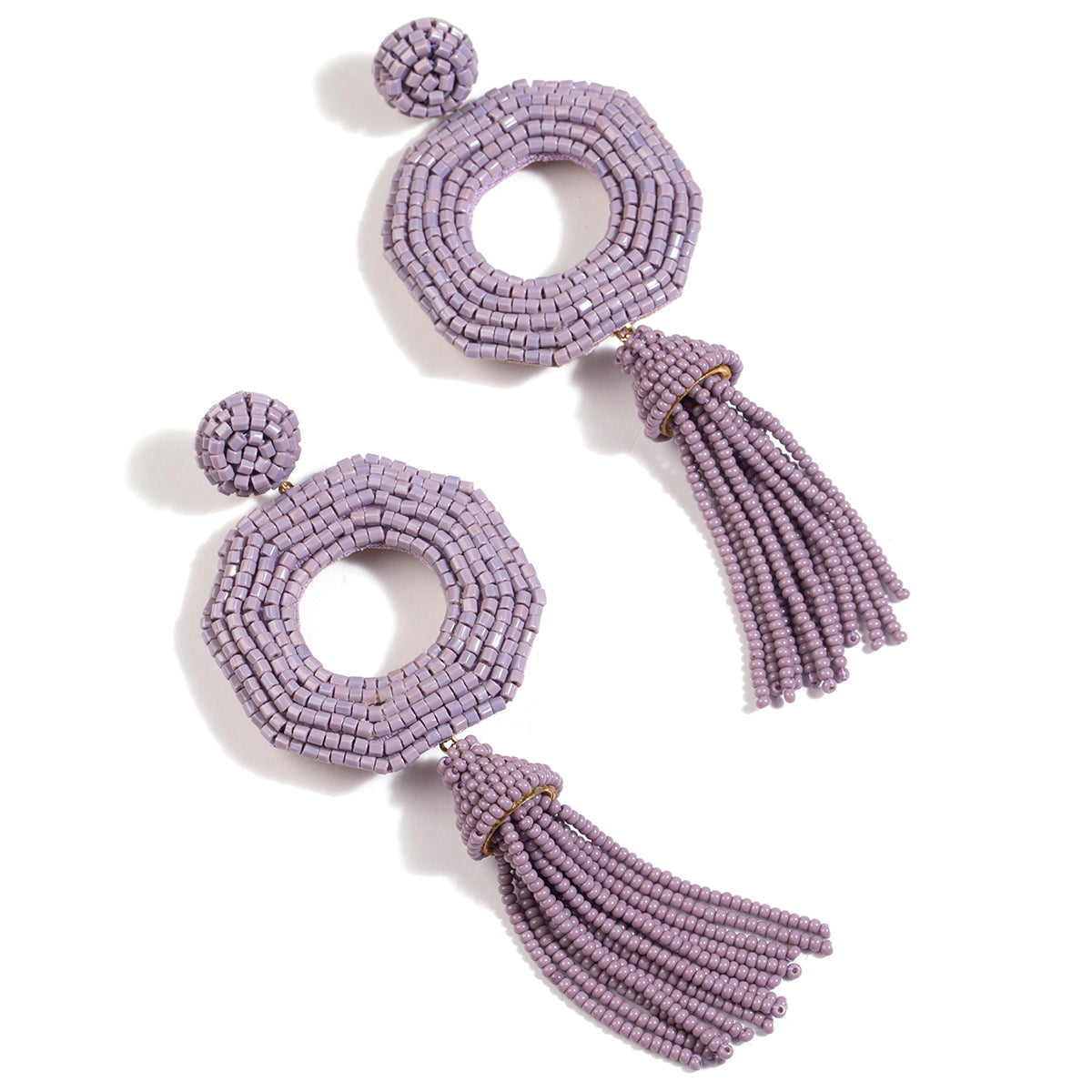Our Isha Earrings are bursting with personality.  Bright colored statement post earrings