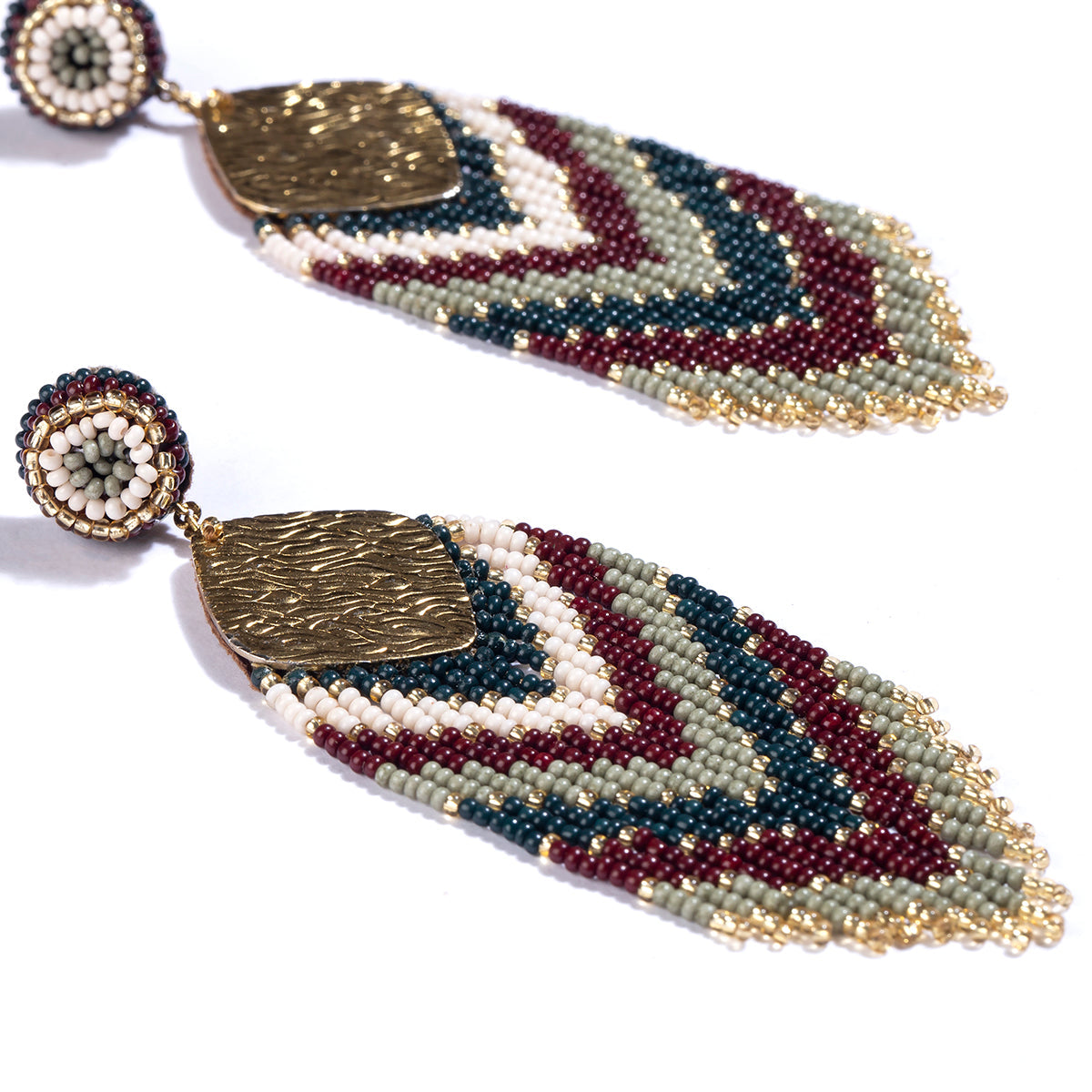 Hand Embroidered Nysa Earrings