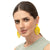 Deepa by Deepa Gurnani Handmade Yellow Mirabai Earrings
