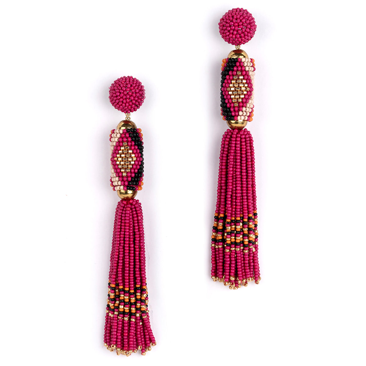 Deepa by Deepa Gurnani Handmade Desiree Earrings in Black color
