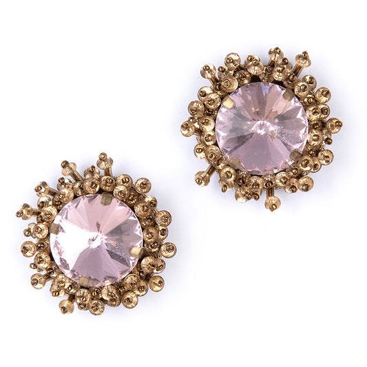 Deepa By Deepa Gurnani Debbie Earrings Baby Pink Color
