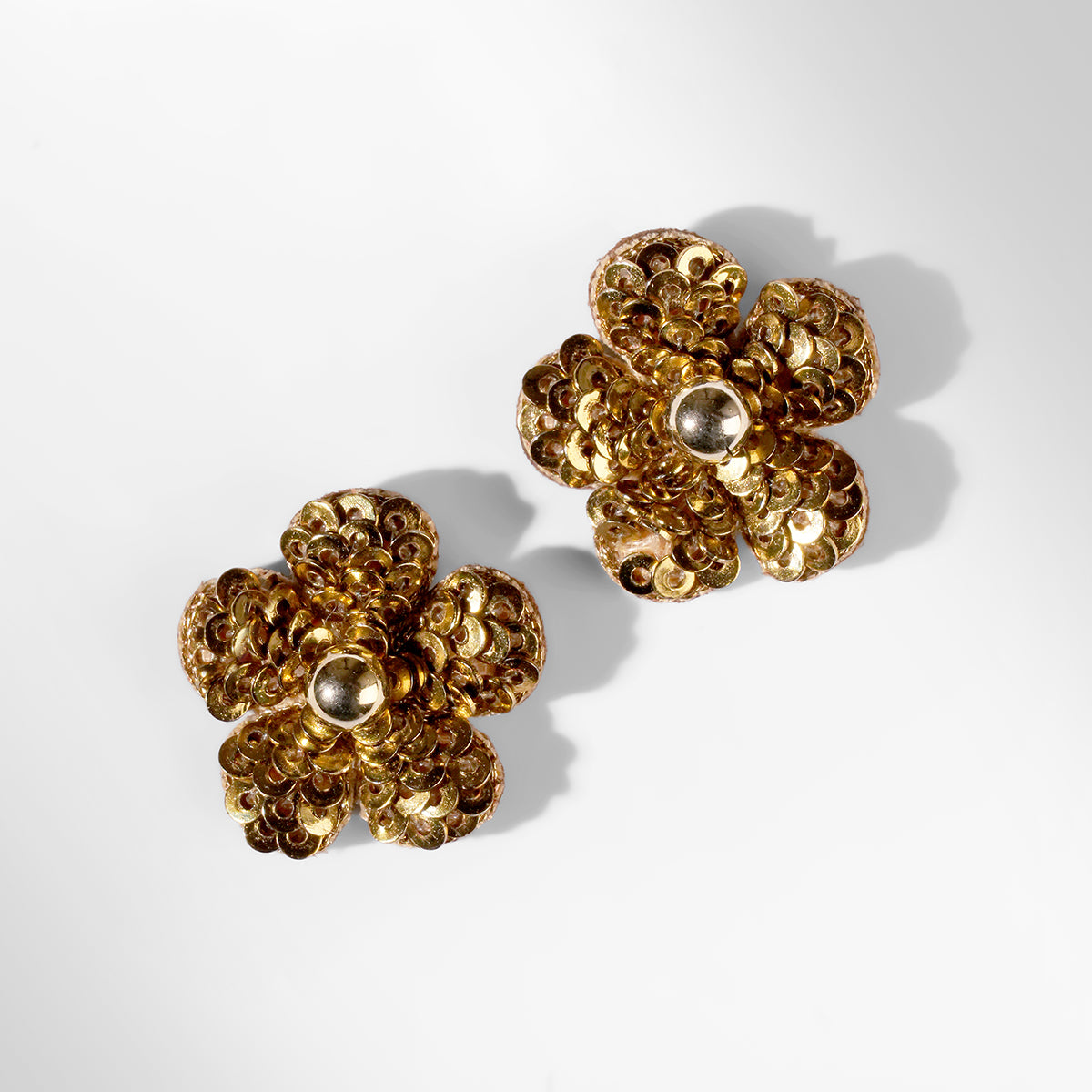 Deepa Gurnani Pret Kioko Earrings in gold color