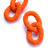 Handmade Luxury Deepa Gurnani Loulou Earrings in Orange Color