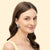 Handmade Deepa Gurnani Nicole Earrings in Baby Blue color
