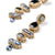 Deepa Gurnani Indira Earrings in Black color