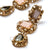 Deepa Gurnani Sibylla Earrings in Levender color