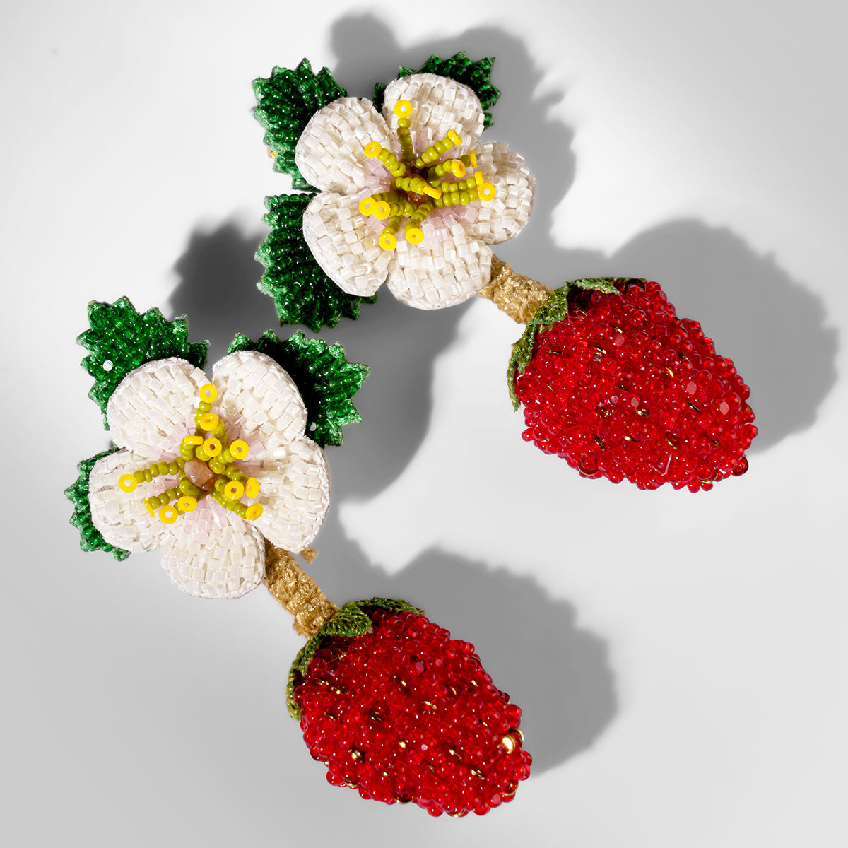 Deepa Gurnani Strawberries Earrings 