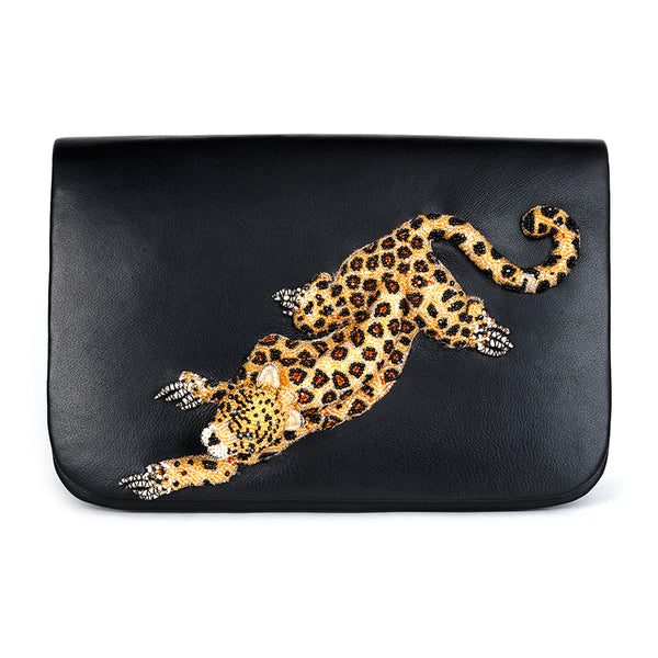Leopard Clutch – Deepa Gurnani