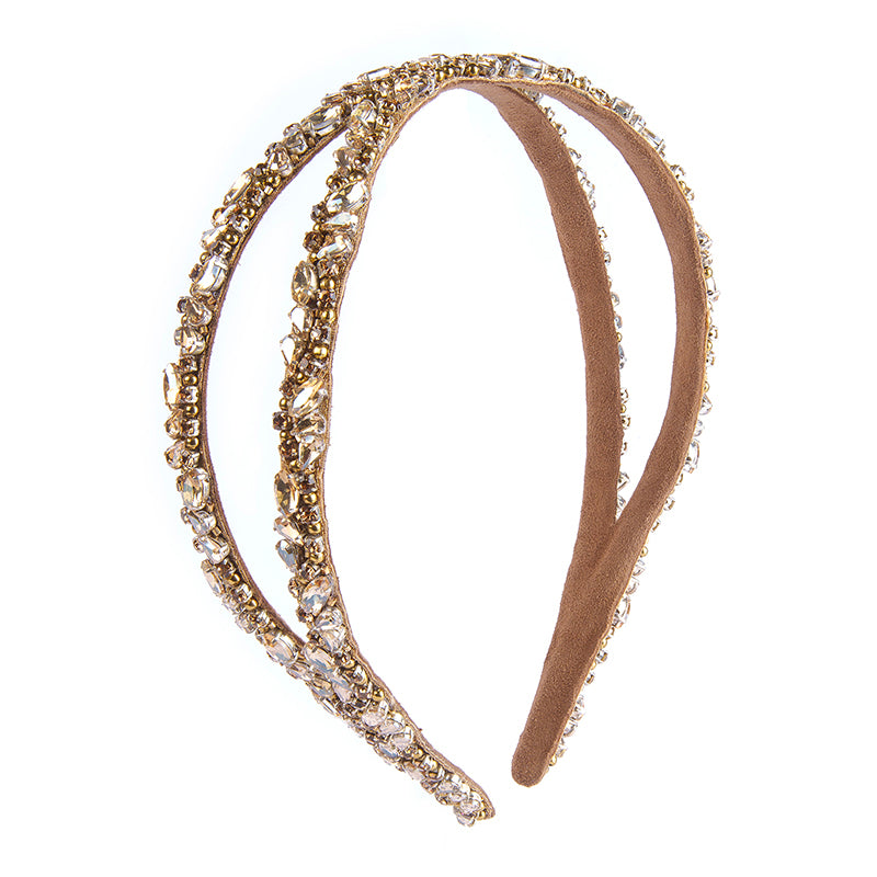 Handmade Headband | Embroidered Jewelry – Deepa Gurnani display picture 2