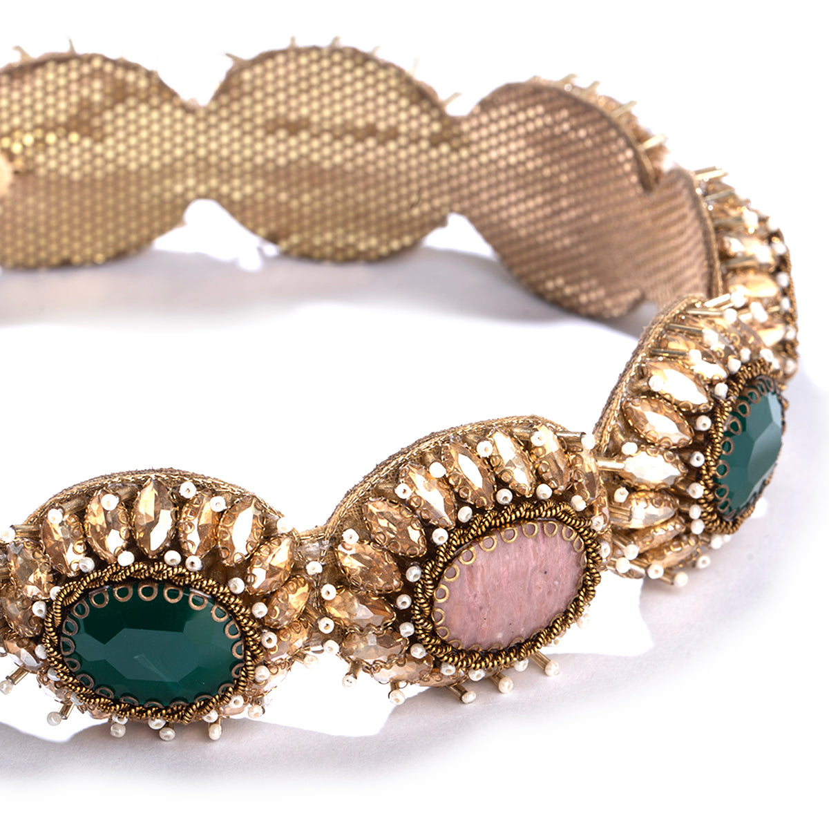 Deepa Gurnani Albertine Headband in Multi color