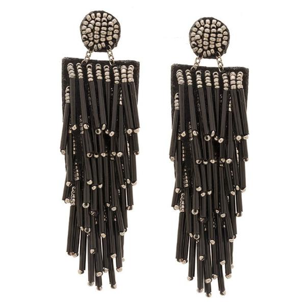 Deepa by Deepa Gurnani Handmade Lightweight Black Alvie Earrings