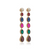 Deepa Gurnani Crystal Drop Earrings Multicolor