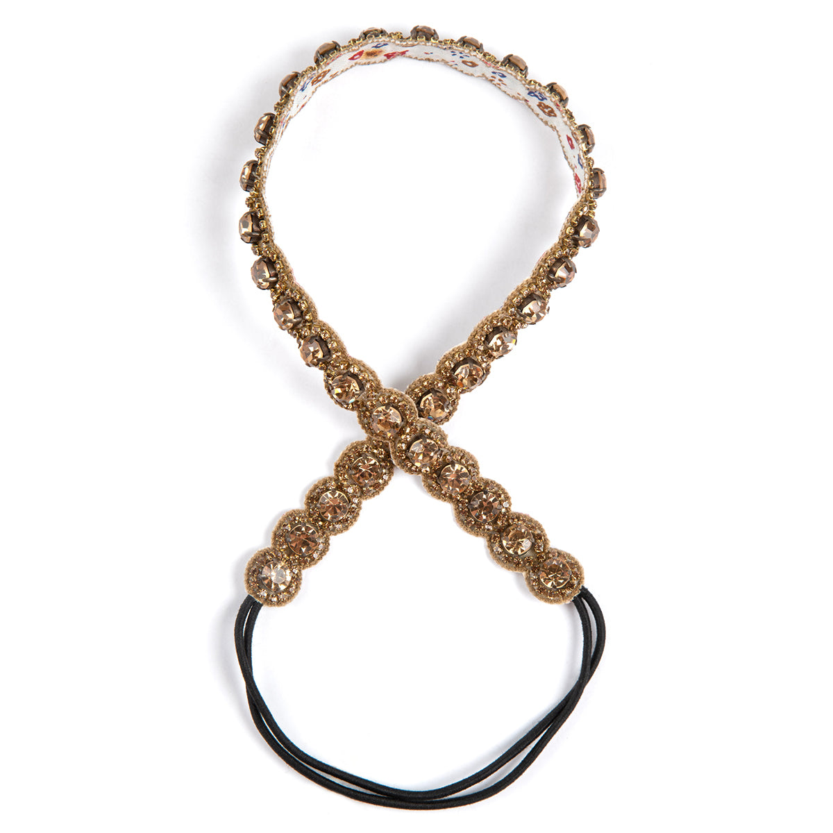 Deepa by Deepa Gurnani Handmade Adele Headband in Gold color