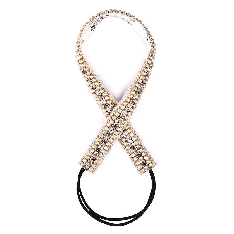 Deepa by Deepa Gurnani Handmade Solange Headband Silver Color