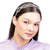 Deepa by Deepa Gurnani Handmade Elisabetta Headband in Gunmetal color