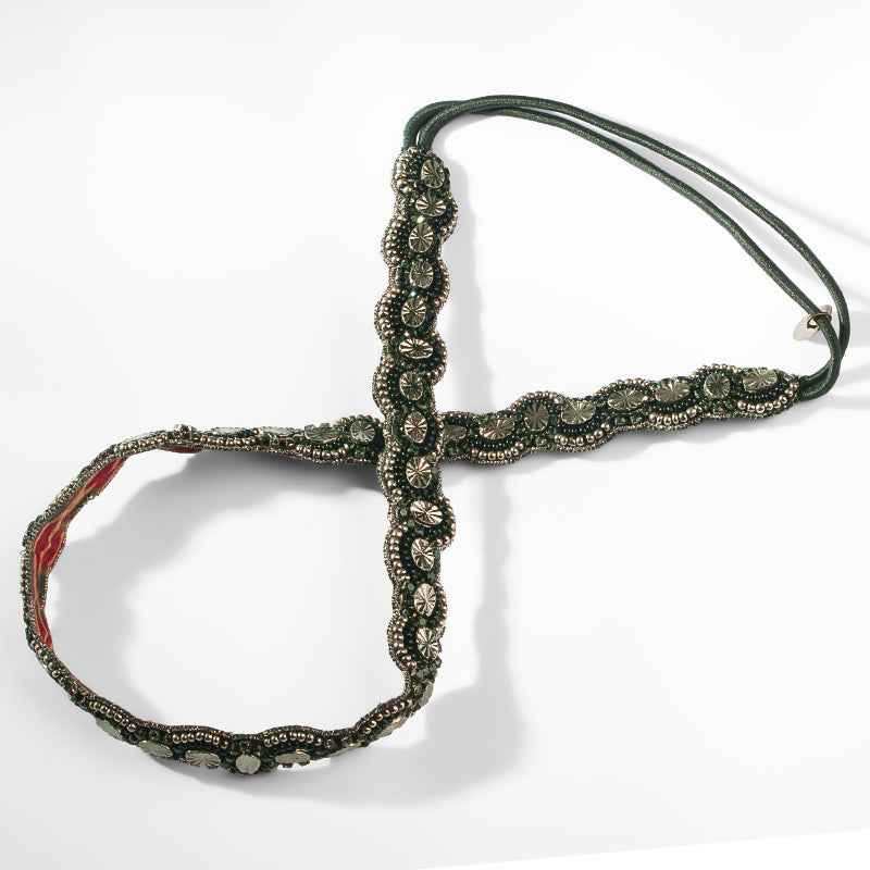 Deepa Gurnani Pret Carelia Headband in Black