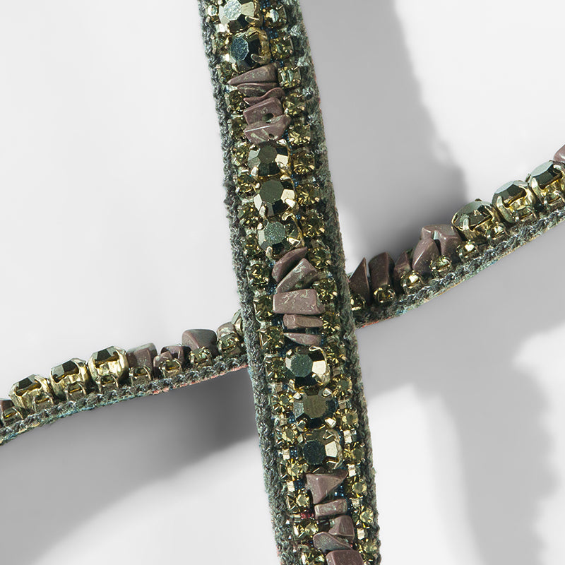 Deepa Gurnani Pret Eula Headband in Gray