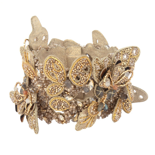 Deepa Gurnani Handmade Raeleigh Cuff Gold