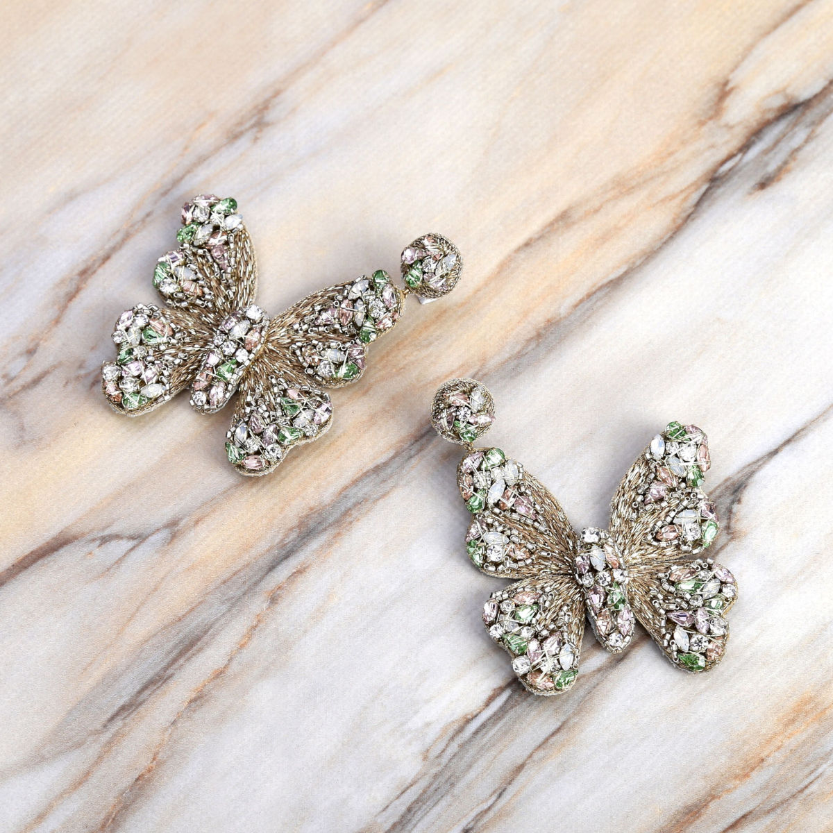 Handmade Kathryn Earrings | Butterfly Jewelry - Deepa Gurnani