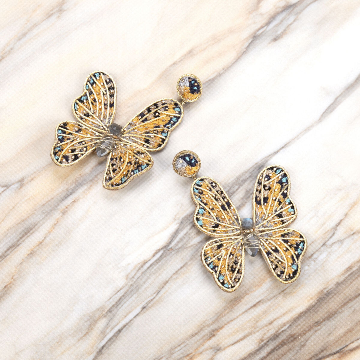 Handmade Butterfly Earrings | Lightweight Jewelry - Deepa Gurnani