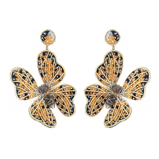 Deepa Gurnani Handmade Butterfly Earrings
