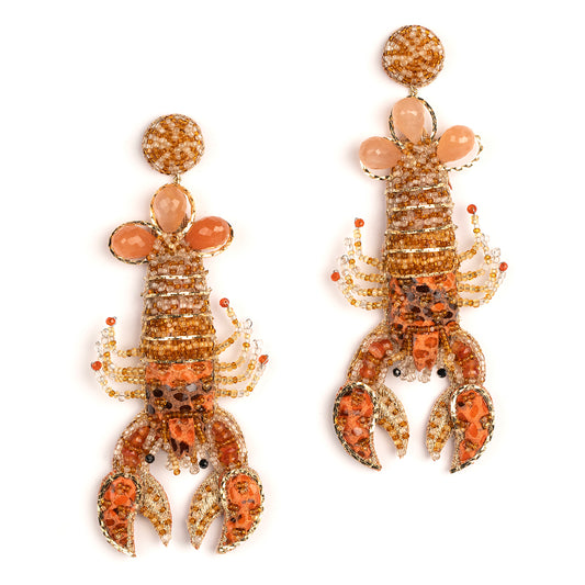 Handmade Deepa Gurnani Lobster Earrings
