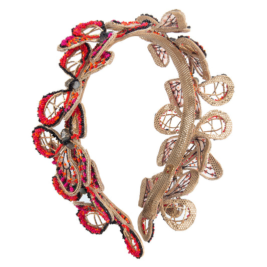 Butterfly hard headband