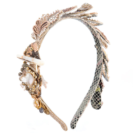 Deepa Gurnani Handmade Unagi Headband