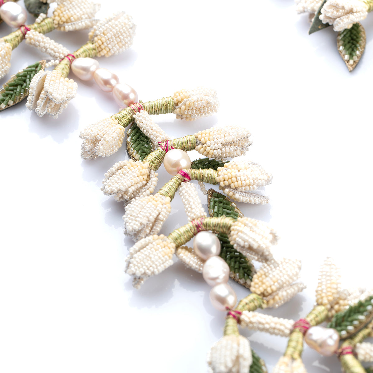Deepa Gurnani Handmade Ivory Irena Necklace