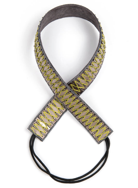 Deepa by Deepa Gurnani Handmade Lime Amara Headband